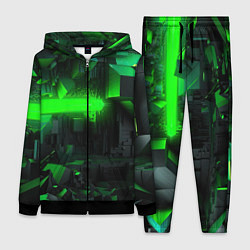 Женский костюм Симметрия зеленых теней