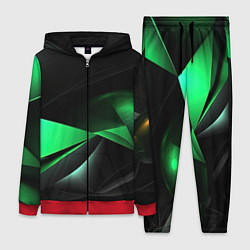 Женский костюм Трехмерность зеленой фигуры