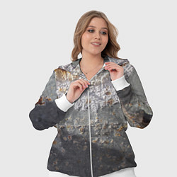 Женский 3D-костюм Коррозия металла гранж текстура, цвет: 3D-белый — фото 2