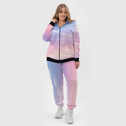 Женский 3D-костюм Нежные краски неба, цвет: 3D-черный — фото 2