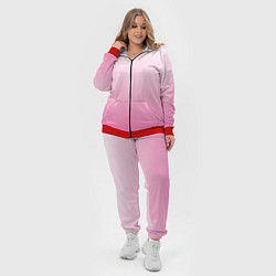 Женский 3D-костюм Розовый рассвет градиент, цвет: 3D-красный — фото 2