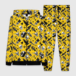 Женский костюм Музыкальный рокенрольный узор