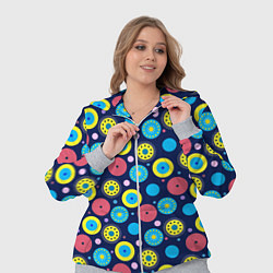 Женский 3D-костюм Геометрические узоры из кругов, цвет: 3D-меланж — фото 2