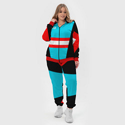 Женский 3D-костюм FIRM спортик 80е, цвет: 3D-красный — фото 2