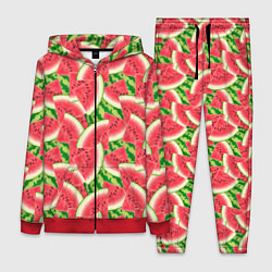Женский 3D-костюм Дольки сладкого арбуза, цвет: 3D-красный