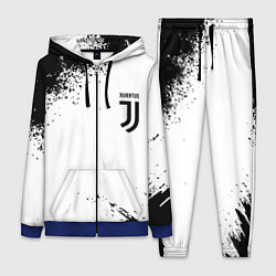 Женский 3D-костюм Juventus sport color black, цвет: 3D-синий