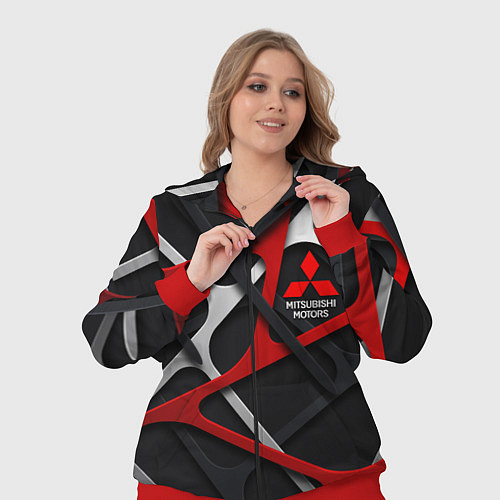 Женский костюм Mitsubishi - texture / 3D-Красный – фото 3