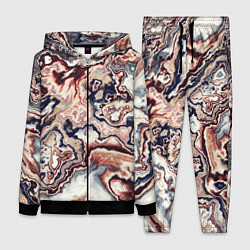 Женский костюм Разноцветный мраморный узор