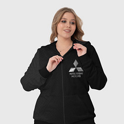 Женский 3D-костюм Mitsubishi - carbon and metal, цвет: 3D-черный — фото 2