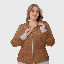 Женский 3D-костюм Коричневая кожа, цвет: 3D-меланж — фото 2