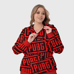 Женский 3D-костюм PUBG pattern games, цвет: 3D-красный — фото 2