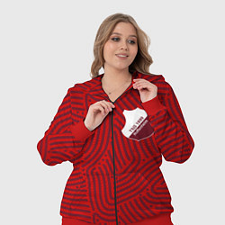 Женский 3D-костюм Hoffenheim отпечатки, цвет: 3D-красный — фото 2