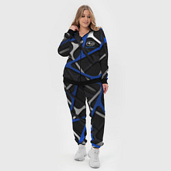 Женский 3D-костюм Subaru - 3D texture, цвет: 3D-черный — фото 2