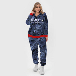 Женский 3D-костюм ДжоДжо на фоне манги, цвет: 3D-красный — фото 2