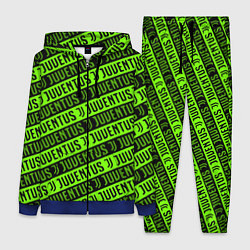 Женский костюм Juventus green pattern sport