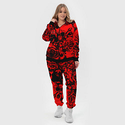 Женский 3D-костюм Билли Айдол rock rose band, цвет: 3D-черный — фото 2