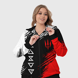 Женский 3D-костюм Дикая охота и знаки, цвет: 3D-черный — фото 2