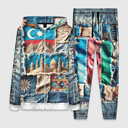 Женский костюм Пэчворк джинсы в Азербайджане