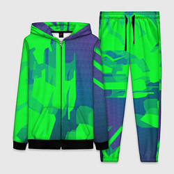 Женский костюм Зеленый фиолет