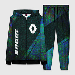 Женский костюм Renault sport glitch blue