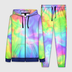 Женский костюм Яркий тай-дай абстракция