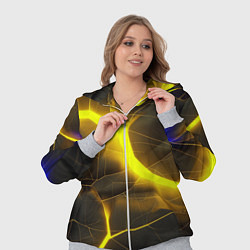 Женский 3D-костюм Желтое неоновое свечение, цвет: 3D-меланж — фото 2