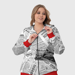 Женский 3D-костюм Газеты 9 мая, цвет: 3D-красный — фото 2