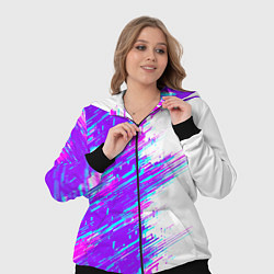 Женский 3D-костюм Neon glitch, цвет: 3D-черный — фото 2