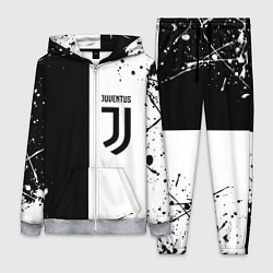 Женский 3D-костюм Juventus краски текстура спорт, цвет: 3D-меланж