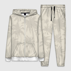 Женский костюм Бежевые пальмы паттерн