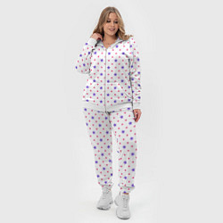 Женский 3D-костюм Красивый узор звезды, цвет: 3D-белый — фото 2