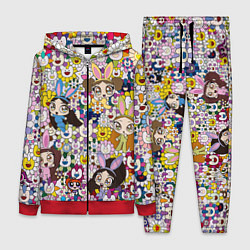 Женский костюм Right now NewJeans and Takashi Murakami