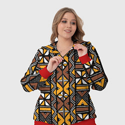 Женский 3D-костюм Африканский мавританский узор, цвет: 3D-красный — фото 2