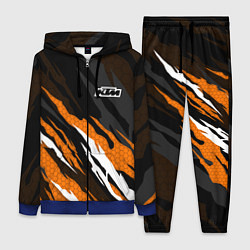 Женский костюм KTM - Рваный гексагон