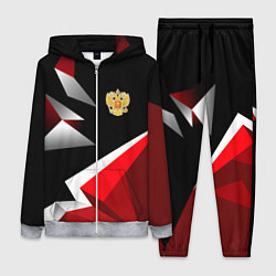 Женский костюм Russia uniform - красный и черный