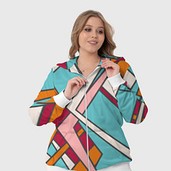 Женский 3D-костюм Простая геометрия, цвет: 3D-белый — фото 2