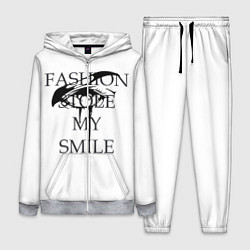 Женский 3D-костюм Мода украла мою улыбку, цвет: 3D-меланж