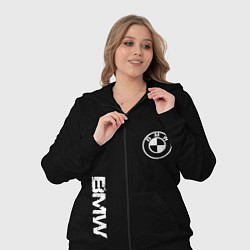 Женский 3D-костюм BMW logo white auto, цвет: 3D-черный — фото 2
