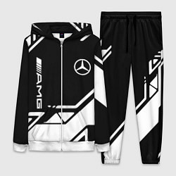 Женский 3D-костюм Mercedes bens geometry, цвет: 3D-белый
