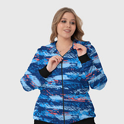 Женский 3D-костюм Яркий абстрактный рисунок для спорта, цвет: 3D-черный — фото 2