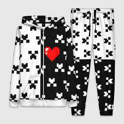 Женский костюм Minecraft pattern love