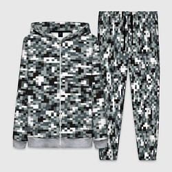 Женский костюм Камуфляжные пиксели текстура