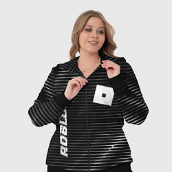 Женский 3D-костюм Roblox metal game lines, цвет: 3D-черный — фото 2