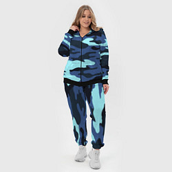 Женский 3D-костюм Камуфляж спецназа, цвет: 3D-черный — фото 2
