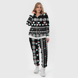 Женский 3D-костюм Stalker glitch game, цвет: 3D-белый — фото 2