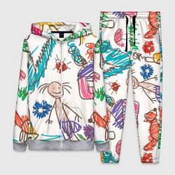 Женский костюм Детский принт