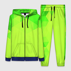 Женский костюм Кислотная геометрия лайм