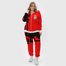 Женский 3D-костюм Liverpool fc sport steel, цвет: 3D-белый — фото 2