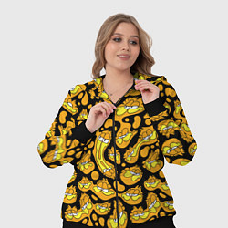 Женский 3D-костюм Гарфилд паттерн, цвет: 3D-черный — фото 2