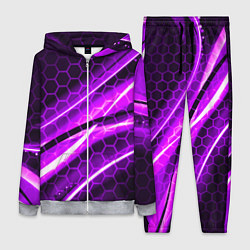 Женский костюм Неоновая броня текстура